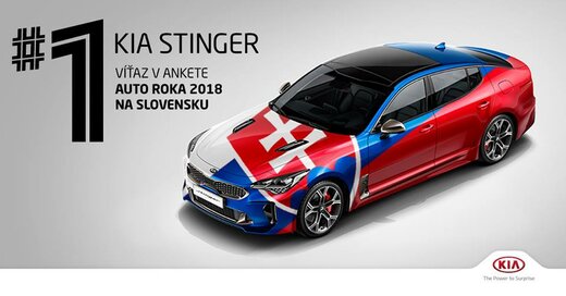 Auto ROKA na Slovensku je KIA STINGER !
