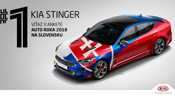 Auto ROKA na Slovensku je KIA STINGER !